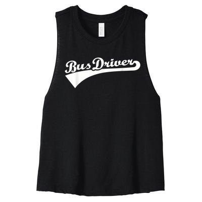 Bus Driver Women's Racerback Cropped Tank