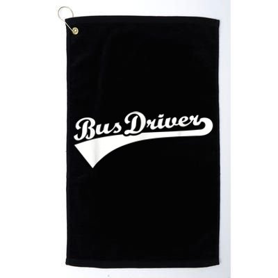 Bus Driver Platinum Collection Golf Towel