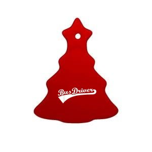 Bus Driver Ceramic Tree Ornament