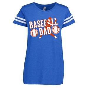 Baseball Dad Baseball Father Player Enza Ladies Jersey Football T-Shirt