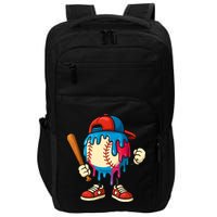 Baseball Drip Boy Ice Cream Drip Sport Game Day  Impact Tech Backpack