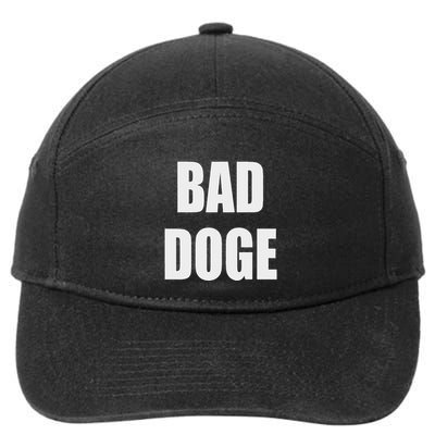 Bad Doge 7-Panel Snapback Hat