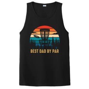 Best Dad By Par Funny Disc Golfing Dad Meaningful Gift PosiCharge Competitor Tank