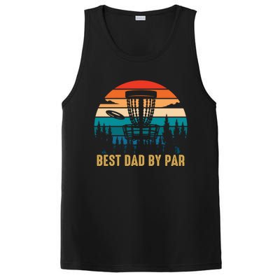 Best Dad By Par Funny Disc Golfing Dad Meaningful Gift PosiCharge Competitor Tank