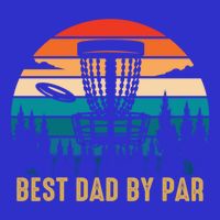 Best Dad By Par Funny Disc Golfing Dad Meaningful Gift Tall T-Shirt