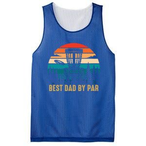 Best Dad By Par Funny Disc Golfing Dad Meaningful Gift Mesh Reversible Basketball Jersey Tank