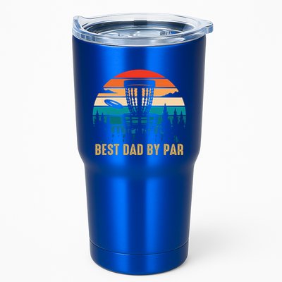 Best Dad By Par Funny Disc Golfing Dad Meaningful Gift Tumbler
