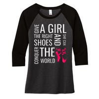 Ballet Dance Ballet Top Nutcracker Ballerina Women's Tri-Blend 3/4-Sleeve Raglan Shirt