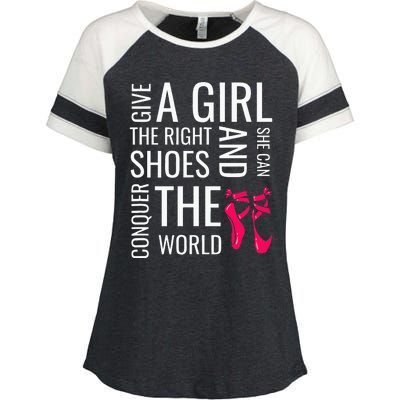 Ballet Dance Ballet Top Nutcracker Ballerina Enza Ladies Jersey Colorblock Tee