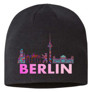 Berlin Design Berlin Bear I Love Berlin Sustainable Beanie