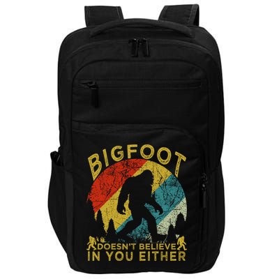 Bigfoot Doesn't Believe In You Either Impact Tech Backpack