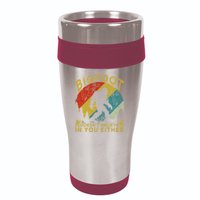 Bigfoot Doesn't Believe In You Either 16oz Travel Tumbler