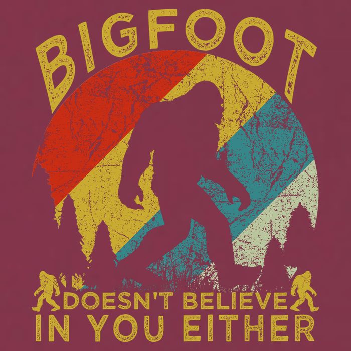 Bigfoot Doesn't Believe In You Either 16oz Travel Tumbler