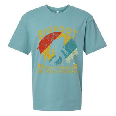 Bigfoot Doesn't Believe In You Either Sueded Cloud Jersey T-Shirt