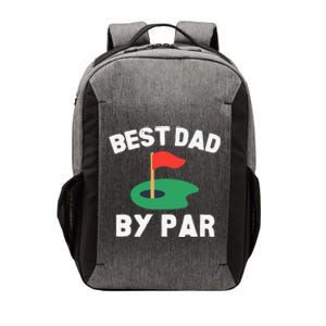 Best Dad By Par Golf Humor Father Vector Backpack