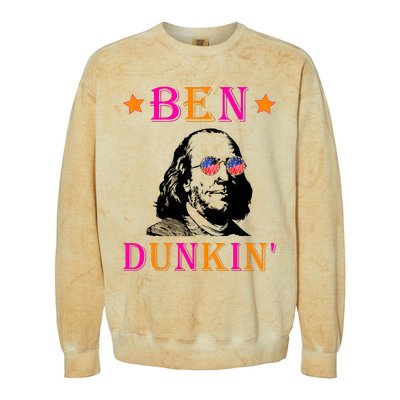 Ben Doughnut Colorblast Crewneck Sweatshirt