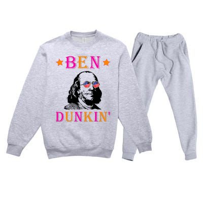 Ben Doughnut Premium Crewneck Sweatsuit Set