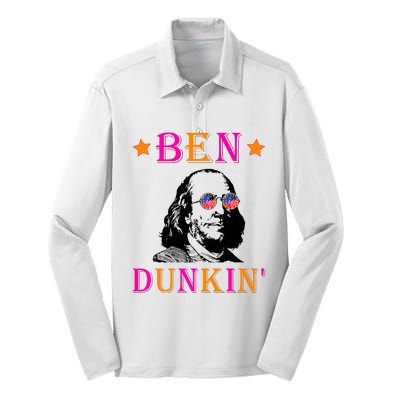 Ben Doughnut Silk Touch Performance Long Sleeve Polo