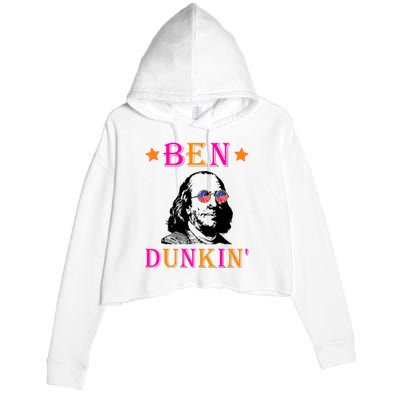 Ben Doughnut Crop Fleece Hoodie