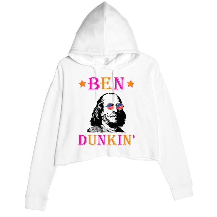 Ben Doughnut Crop Fleece Hoodie