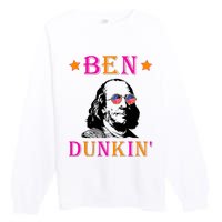 Ben Doughnut Premium Crewneck Sweatshirt