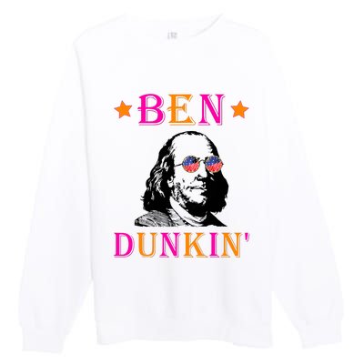 Ben Doughnut Premium Crewneck Sweatshirt