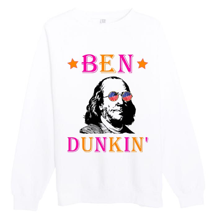 Ben Doughnut Premium Crewneck Sweatshirt