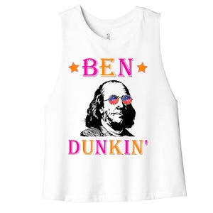 Ben Doughnut Women's Racerback Cropped Tank