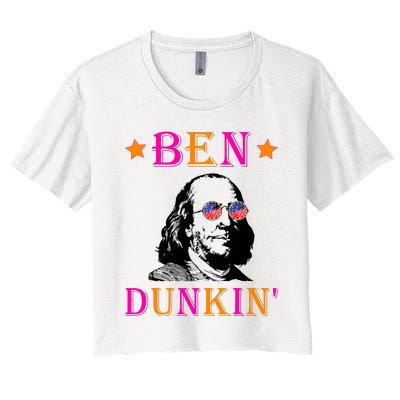 Ben Doughnut Women's Crop Top Tee