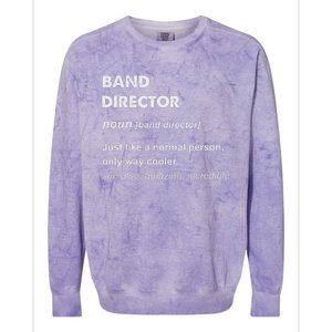 Band Director Colorblast Crewneck Sweatshirt