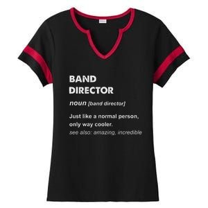 Band Director Ladies Halftime Notch Neck Tee