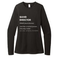 Band Director Womens CVC Long Sleeve Shirt