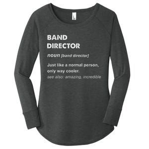 Band Director Women's Perfect Tri Tunic Long Sleeve Shirt