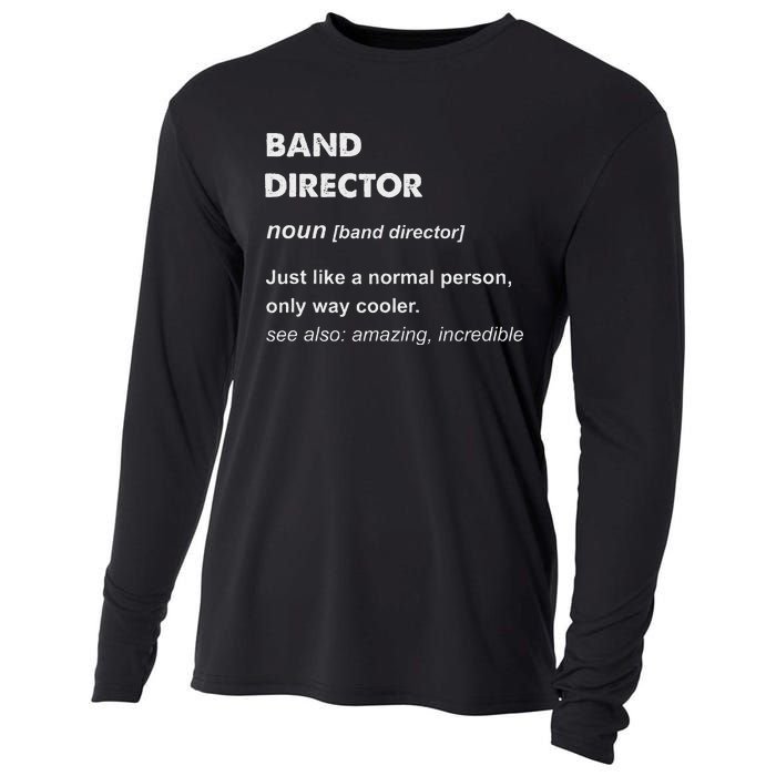 Band Director Cooling Performance Long Sleeve Crew