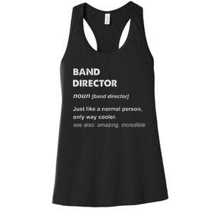 Band Director Women's Racerback Tank