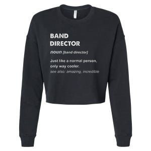 Band Director Cropped Pullover Crew