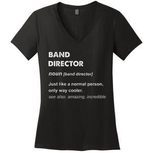 Band Director Women's V-Neck T-Shirt