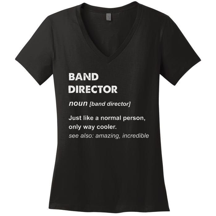 Band Director Women's V-Neck T-Shirt