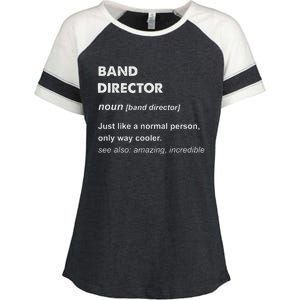 Band Director Enza Ladies Jersey Colorblock Tee