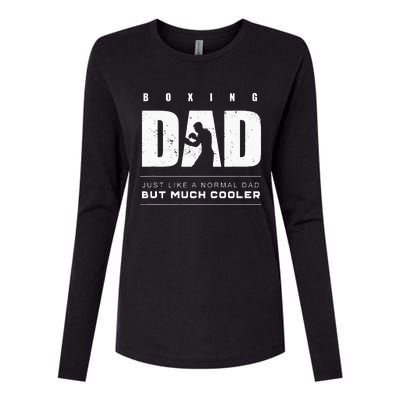 Boxing Dad Boxing Womens Cotton Relaxed Long Sleeve T-Shirt