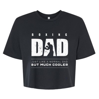 Boxing Dad Boxing Bella+Canvas Jersey Crop Tee