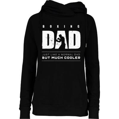 Boxing Dad Boxing Womens Funnel Neck Pullover Hood