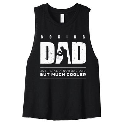 Boxing Dad Boxing Women's Racerback Cropped Tank