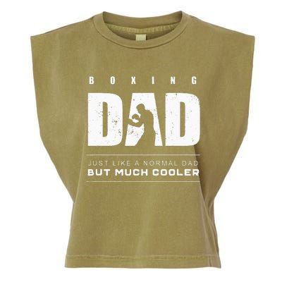 Boxing Dad Boxing Garment-Dyed Women's Muscle Tee