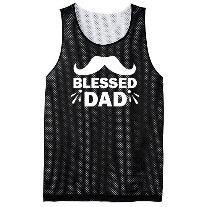 Blessed Dad Mesh Reversible Basketball Jersey Tank