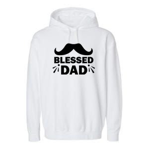 Blessed Dad Garment-Dyed Fleece Hoodie