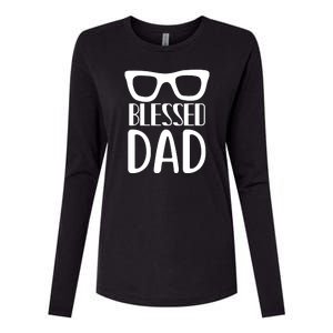 Blessed Dad Womens Cotton Relaxed Long Sleeve T-Shirt