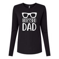 Blessed Dad Womens Cotton Relaxed Long Sleeve T-Shirt