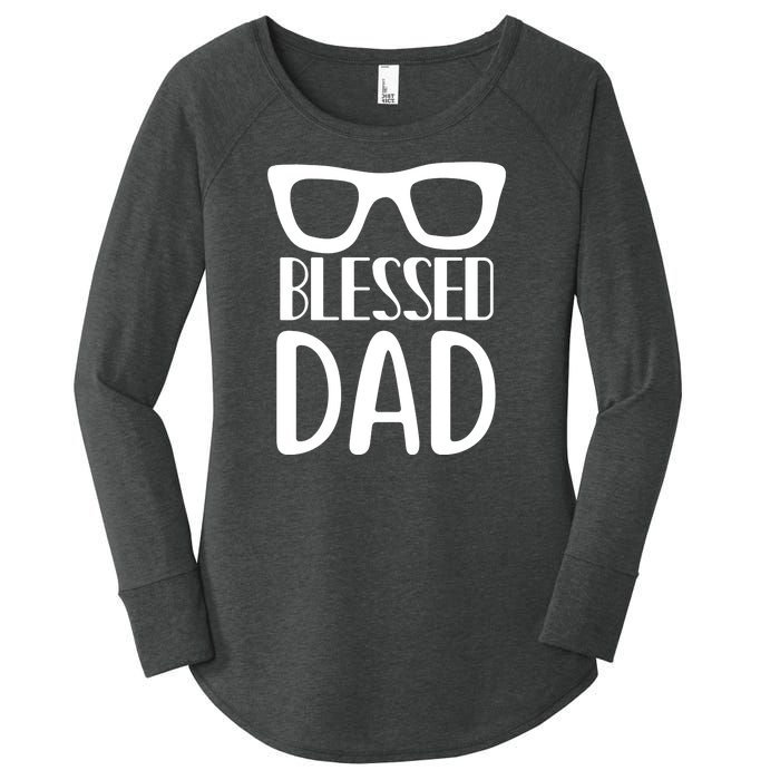 Blessed Dad Women's Perfect Tri Tunic Long Sleeve Shirt