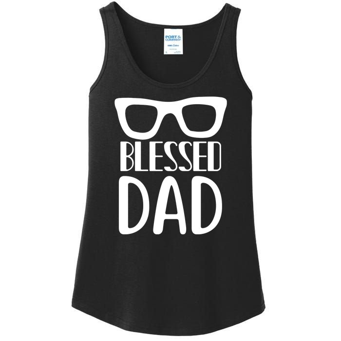 Blessed Dad Ladies Essential Tank